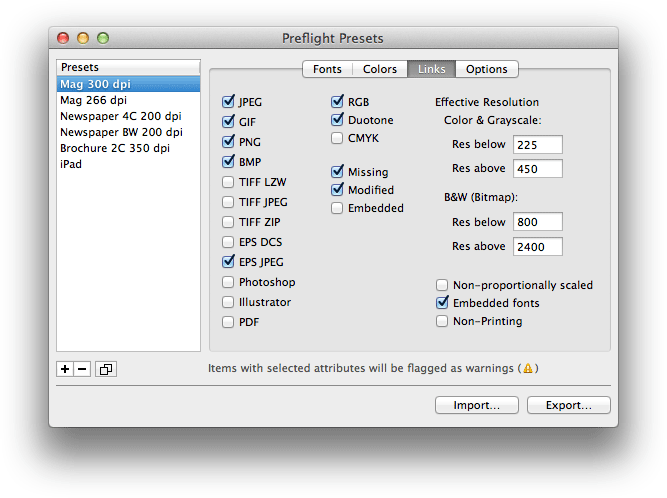 InPreFlight for Adobe InDesign