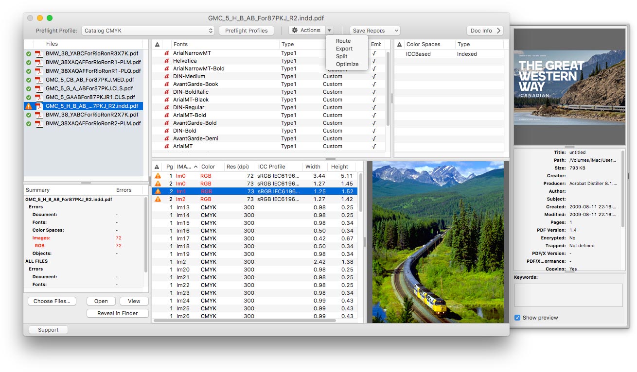 PDF Checkpoint Now Supports macOS 10.13: PDF Preflight, Conversion Tool Image
